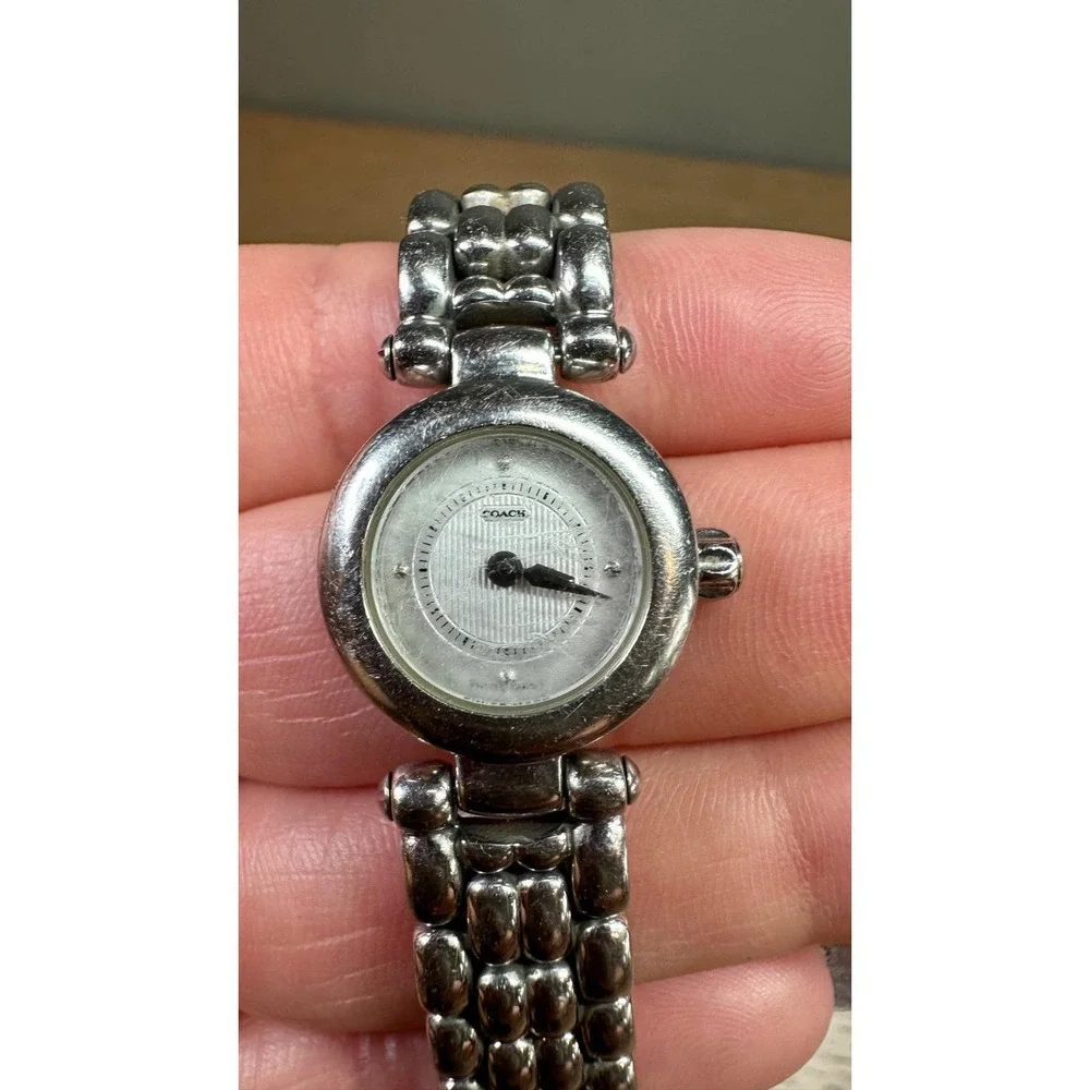 Vintage Coach W324 Swiss Quartz Women's Watch Box Papers Not Working